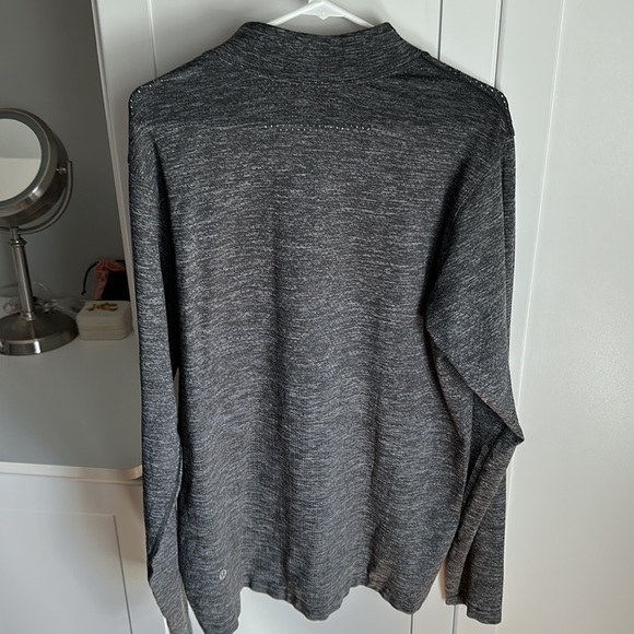 Lululemon Metal Vent Tech Mid Weight Half Zip Grey/Graphite Grey Size Large - Picture 7 of 7